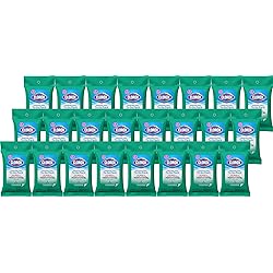 Clorox Disinfecting On The Go Travel Wipes, Fresh Scent, 9 Count, Pack of 24 Package May Vary