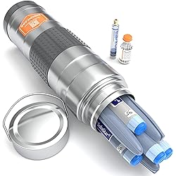 DISONCARE 74 H 7 Pen Insulin Cooler Travel Case Diabetic Medical Travel Cooler Medication Epipen Carry Case Organizer with QR Medical Tag