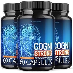 3 Pack Cognistrong Supplements Cogni Strong 180 Capsules