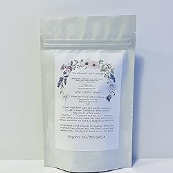 Wildcrafted German Chamomile Flowers Dried Powder | 4oz | Matricaria chamomilia | Tea Powder Aromatic Potent | The Bloomin Herb Shoppe