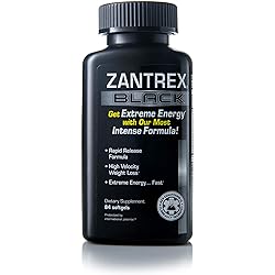 Zantrex Black - Weight Loss Supplement Pills - Weight Loss Pills - Weightloss Pills - Dietary Supplements for Weight Loss - Lose Weight Supplement - Energy and Weight Loss Pills - 84 Count