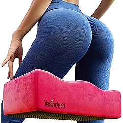 The Original YESINDEED® Brazilian Butt Lift Pillow – Dr. Approved for Post Surgery Recovery Seat – BBL Foam Pillow Cover Bag Firm Support Cushion Butt Support Technology - Pink