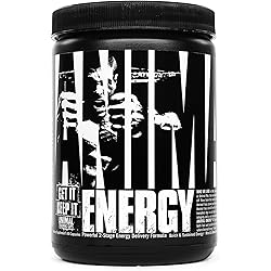 Animal Energy - Powerful 2 Stage Energy Delivery System - 300mg Caffeine per Capsule - Quick and Sustained Energy - Mood and Mental Focus Support - 60 Capsules, Black & White 3287
