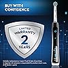 Electric Toothbrush, Oral-B 7000 SmartSeries Black Electronic Power Rechargeable Toothbrush with Bluetooth Connectivity Powered by Braun , 8 Piece Set