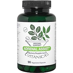 Vitanica Adrenal Assist, Adrenal Support, Vegan, 90 Capsules
