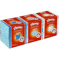 Kleenex Professional Facial Tissue Cube for Business 21286, White, 3 Boxes Bundle