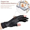 Arthritis Gloves,Compression Gloves Copper Infused 2 Fingerless Touchscreen Compression Gloves for Swelling,Hand Pain Relief