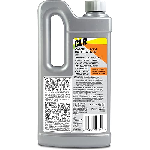 CLR Multi-Use Calcium, Lime & Rust Remover, 14 Ounce Bottle Pack of 6