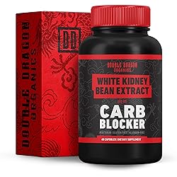White Kidney Bean Extract - 100% Pure Carb Blocker - Keto Carb Blocker- Double Dragon Organics 60 Caps 600MG