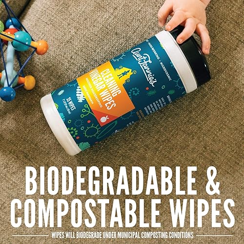 Aunt Fannie's Whole Home Cleaning Bundle: All Purpose Spray, Floor Cleaner, Glass & Window Cleaner, Multi-Surface Wipes, Carpet Refresher