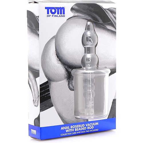 Tom Of Finland Anal Pump Cylinder with Stimulator Shaft