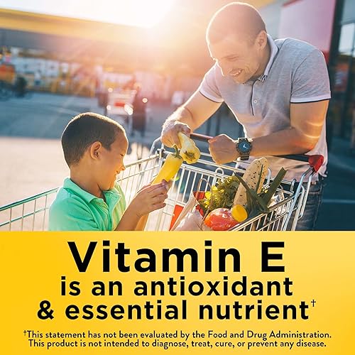 Nature Made Vitamin E 180 mg 400 IU dl-Alpha Softgels, 100 Count for Antioxidant Support Pack of 3
