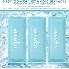 NEENCA Reusable Ice Pack3 Packs of 49 Inches, Soft Touch Gel Packs for Hot & Cold Therapy. Flexible Gel Ice Packs for Swelling,Bruises,Surgery, Sprains,Muscle Pain,Injuries Recovery,Instant Relief