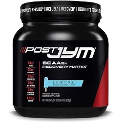 Post JYM Active Matrix, Post-Workout with BCAA's, Glutamine, Creatine HCL, Beta-Alanine and More, JYM Supplement Science, Blue Arctic Freeze, 30 Servings, 22 Oz
