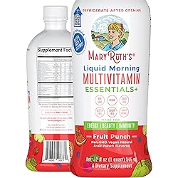 Multivitamin | Multivitamin for Women Men & Kids | Liquid Multivitamin | Liquid Vitamins for Adults & Kids | Immune Support Supplement | Overall Wellness | Vegan | Non-GMO | Gluten Free | 32 Servings