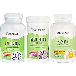 NaturalSlim Optimal Health Bundle – Rich in Minerals Magnesium Citrate & Potassium, Plus Probiotics for Digestive Health - Essential Supplements to Balance Overall Health | Formulated by Frank Suarez