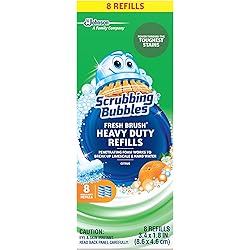 Scrubbing Bubbles Fresh Brush Heavy Duty Refills 8 count Pack of 1