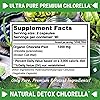 Premium Chlorella Supplement by Fresh Healthcare, 1200mg Pure Vegan Powder Capsules, 180 Chlorophyll and CFG Pills, Natural Detox Superfood, Naturally Contains B Vitamins and Minerals