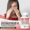 HealthA2Z® Decongestant PE | 90 Tablets | Phenylephrine HCl 10 mg | Maximum Strength | Non Drowsy Nasal & Sinus Congestion Relief Due to Cold & Allergies
