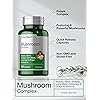 Mushroom Complex Capsules | 150 Count | Non-GMO & Gluten Free Supplement | Reishi, Chaga, Lions Mane, Cordyceps, Maitake, Shiitake | by Horbaach