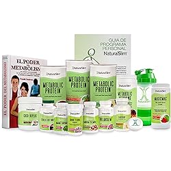 Naturalslim Personal Program Complete Weight Loss Kit Supplements wFree Frank Suarez Metabolismo Books Spanish Edition & Weekly Consultation - Ultimate Guide to Healthy Metabolism