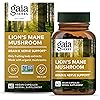 Gaia Herbs Lion’s Mane Mushroom - Brain and Nerve Support Supplement to Help Maintain Neurological Health - with Organic Lion's Mane Mushrooms - 40 Vegan Liquid Phyto-Capsules 40-Day Supply