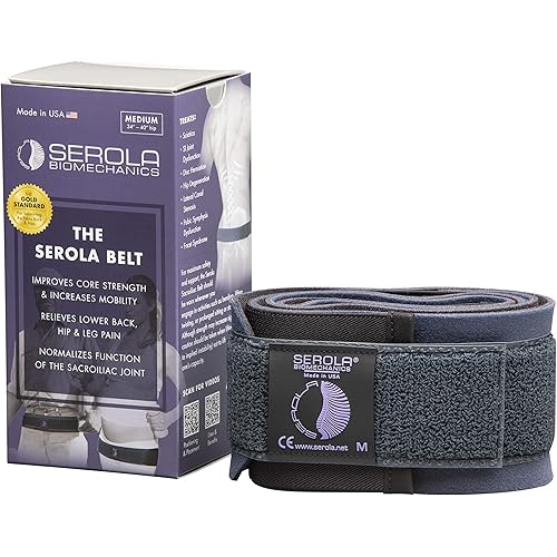 SEROLA Sacroiliac Belt, Large – Fits 40” to 46” Hip Measurement