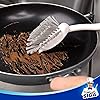 MR.SIGA Dish Brush with Long Handle Built-in Scraper, Scrubbing Brush for Pans, Pots, Kitchen Sink Cleaning, Pack of 3