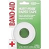 Band-Aid Brand of First Aid Products Hurt-Free Medical Adhesive Paper Tape to Secure Bandages and Wound Dressings, Non-Irritating, 1 Inch by 10 Yards