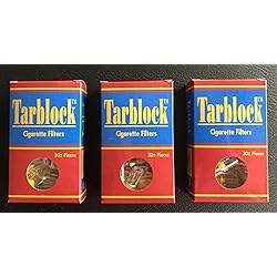 Tarblock 3 Packs of Cigarette Filters for Smokers