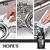 HOPE'S Perfect Sink Cleaner and Polish, Restorative, Removes Stains, Cast Iron, Corian, Composite, Acrylic, 8.5 Fl Oz
