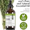 UpNature Thyme Essential Oil - 100% Natural & Pure , Undiluted, Premium Quality Aromatherapy Oil - Calms and Soothes Skin, 4oz