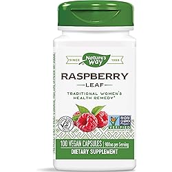 Nature's Way Red Raspberry Leaves, 900 mg per serving, 100 Capsules