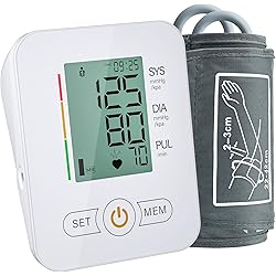 Blood Pressure Monitors for Home Use, BP Cuff Automatic Upper Arm Cuff Digital Blood Pressure Machine with 8.7-17inches Blood Pressure Cuff