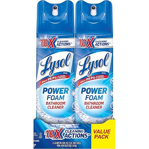 Lysol Bathroom Cleaner Spray, Island Breeze, 48oz 2X24oz