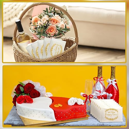 60 Pack Gold Wedding Tissues Pocket Size Facial Tissues Dry Those Happy Tears Tissues Items for Wedding Welcome Bags Travel Tissues Mini Size 3 Ply for Guests Wedding Celebration Graduation