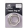 Spartacus Metal Cock Ring, Chrome, 3-Pack