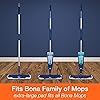 Bona Microfiber Cleaning Pad, for Hardwood and Hard-Surface Floors, fits Bona Family of Mops, 3 Pack