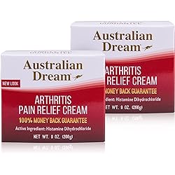 Australian Dream Arthritis Pain Relief Cream - for Muscle Aches or Back Pain - 9 Oz Jars 2 Pack
