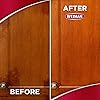 Weiman Cabinet & Wood Clean & Shine Spray - Furniture, Kitchen Cabinets, Baseboard & Trim, Fresh Almond Scent - Microfiber Cloth Included