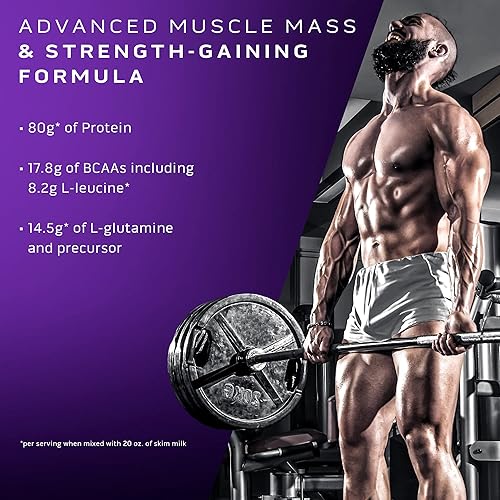 Mass Gainer Protein Powder | MuscleTech Mass-Tech Extreme 2000 | Muscle Builder Whey Protein Powder | Protein Creatine Carbs | Max-Protein Weight Gainer for Women & Men | Chocolate, 7 lbs