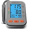 Konquest KBP-2704A Automatic Upper Arm Blood Pressure Monitor - Adjustable Cuff - Large Backlit Display - Irregular Heartbeat Detector - Tensiometro Digital