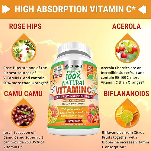 Chlorella and 100% Natural Vitamin C - Bundle