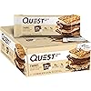 Quest Nutrition S'mores Protein Bar, High Protein, Low Carb, Gluten Free, Keto Friendly, 12 Count
