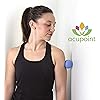 Acupoint Physical Massage Therapy Lacrosse Ball Set Ideal for Yoga Deep Tissue Massage Trigger Point Therapy and Myofascial Release Physical Therapy Equipment Back Foot Plantar Fasciitis Blue