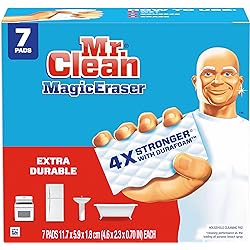 Magic Eraser Extra Durable Cleaning Pads with Durafoam, 7 Count