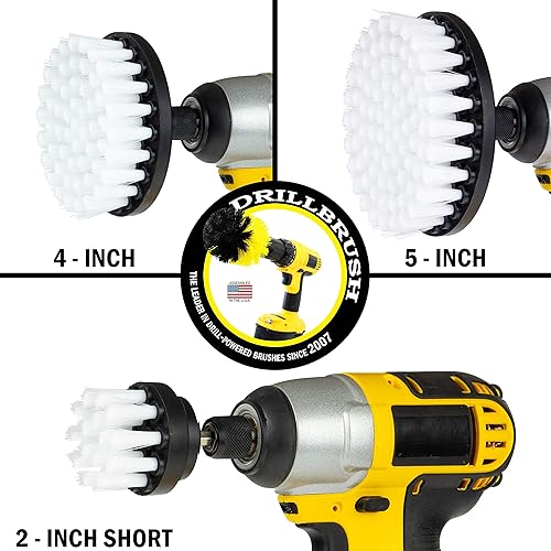 Car Accessories - Drill Brush Attachment - Car Wash - Wheel Brush - Car Mats - Detail Brush - Carpet Cleaner - Upholstery Cleaner - Boat Accessories - Glass Cleaner - Kayak Hull Cleaner - Fiberglass
