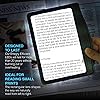 Rechargeable] 3X Large Ultra Bright LED Page Magnifier with 12 Anti-Glare Dimmable LEDs More Evenly Lit Viewing Area & Relieve Eye Strain-Ideal for Reading Small Prints & Low Vision