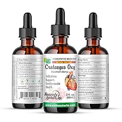 Crataegus Oxyacantha Q - Mother Tincture – Hawthorn Berry Extract - Supports Cardiovascular Health and Regulate Blood Circulation – Made in USA – 2 fl. Oz – Homeopathic Medicine Alcoholic Extract