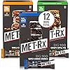 MET-Rx Big 100 Colossal Protein Bars Variety Pack, Super Cookie Crunch, Vanilla Caramel Churro, and Crispy Apple Pie Flavors, Brown, 12 Count